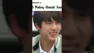 Bts Making Animals Sound 😰bts shorts btsarmy video yt [upl. by Xantha]