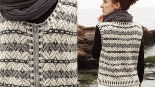 5 Colorwork Vest Vogue Knitting Fall 2011 [upl. by Laurent]