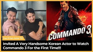 Eng subs Commando 3 amp The Power of Commando 3 Reaction by A Very Handsome Korean Actor [upl. by Bonnee]