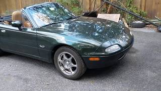 97 Mazda Miata Medition  MY NEW CAR [upl. by Anoo53]