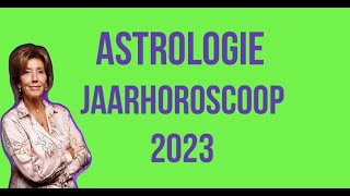 ASTROLOGIE READING JAARHOROSCOOP 2023 VOORSPELLING 2023 DOOR ASTROLOOG IRMA VAN DER WIJK [upl. by Celisse]