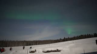 Globus winter Aurora tour Fairbanks AK Aurora Pointe part 1 [upl. by Esther]