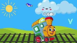 Little Train Song 🚂🎶  Fun Train Adventure for Kids [upl. by Brooks950]