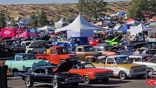 1000s of old cars custom cars classic cars Goodguys Southwest Fall Nationals 2024 Friday car show [upl. by Dnomasor]