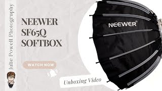 Neewer SF65Q Softbox Unboxing [upl. by Omidyar]