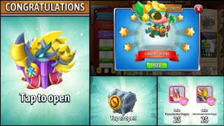 443 Dragon city  Open a new Spiked Collection Chest  Get a new Lake Guardian Dragon [upl. by Hammock996]