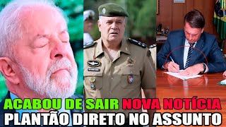 🔥URGENTE ACABOU DE SAIR NOVA NOTICIA BOMBA ENVOLVENDO ALTA CÚPULA DO EXÉRCITO [upl. by Ackerley]