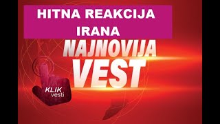 HITNA REAKCIJA IRANA [upl. by Petrina78]