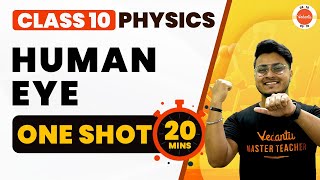 Human Eye Class 10 Physics One Shot in 20 Mins  NCERT Class 10 Science [upl. by Ivah175]