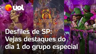 Carnaval SP assista aos melhores momentos da primeira noite de desfiles em São Paulo [upl. by Howarth95]