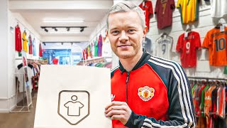 Mark Goldbridge Goes Shopping For CLASSIC Football Shirts  Shirt Shopping [upl. by Naitsyrk591]