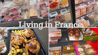 French Grocery Shopping🛒 in Auchan and Aldi Cook Grilled CoqueletsCream Sauce Living in France 🇫🇷 [upl. by Indira7]