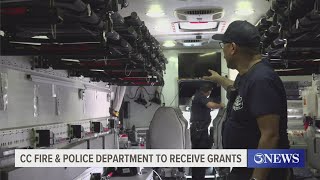 CC Fire amp Police Departments to receive grants [upl. by Anotyal936]