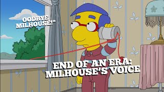 Goodbye Milhouse The Voice Actor’s Emotional Exit from ‘The Simpsons [upl. by Nahtanaj]