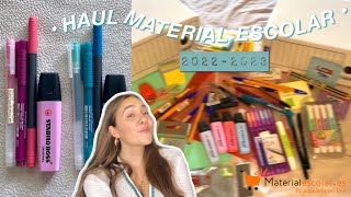 haul material escolar 2223 back to school [upl. by Adnawyt]