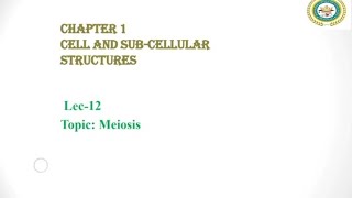 Meiosis Reduction division  Stages of Meiosis  Errors in Meiosis [upl. by Oirtemed]