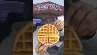 Toasted Rooster Chicken amp Waffles 🍗🧇 viralvideo ytshorts viralshorts yt breakfast foodreview [upl. by Zacherie]