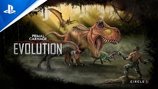 Primal Carnage Evolution  Reveal Trailer  PS4 Games [upl. by Maiah]