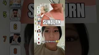 Ranking the Worst Illnesses to Have😭🥴viralshort ranking funny challenge tiktok relatable [upl. by Rufena]