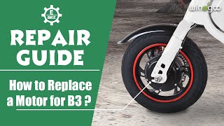 Electric Bicycle Repair Guide  How to Replace a Motor for B3 [upl. by Iroak]