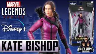 Marvel Legends Kate Bishop Hawkeye Disney Plus Infinity Ultron BAF Wave Review [upl. by Trebmer]