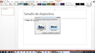 58 Como cambiar el tamaño de una diapositiva [upl. by Inoy]