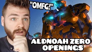 Reacting to quotALDNOAH ZERO Openings amp Endings 12quot  New Anime Fan [upl. by Ruprecht]