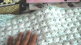 Crafting updatecrochet baby blanket [upl. by Anehsat662]