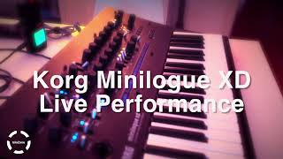 Korg Minilogue XD Live Performance 29 Part1 [upl. by Rasla]