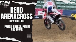 Reno Arenacross Raw Qualifying Practice Friese Breese Peters And More [upl. by Akiwak]