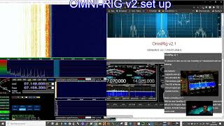 Xiegu x6100 Full Screen HDSDR with OmniRig V21 [upl. by Inger23]