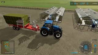 Hoeveel Hooibalen Halen we op Farming Simulator 22 2024 [upl. by Agem]