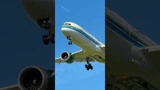 BOEING 78710 SAUDIA JEDDAH TO AMSTERDAM LANDING SCHIPHOL AIRPORT  PLANE SPOTTING  HZAR29 [upl. by Ward]