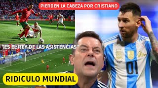 💥 CRITICOS de MESSI ENLOQUECEN y PIERDEN LA CABEZA POR CRISTIANO y SU ASISTENCIA VS TURQUIA ❌ [upl. by Eniamrehc]