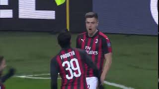 AC Milan Krzysztof Piatek celebration [upl. by Nosduj659]