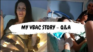 VBAC Story  QampA [upl. by Alastair]