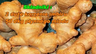 Imbir z miodem naturalny antybiotyk  na przeziębienie i nie tylko [upl. by Natka]