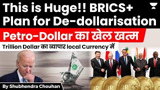 Dedollarisation BRICS nations to Enhance Local Currency by Independent Payment System [upl. by Weksler689]