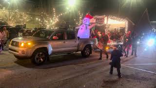 2023 Christmas parade in Toccoa GA [upl. by Araht]