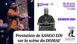 Prestation Sango Edi sur la scène du DOMAF  Makossa … [upl. by Ainecey642]