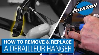 How to Remove and Replace a Derailleur Hanger [upl. by Llewsor894]