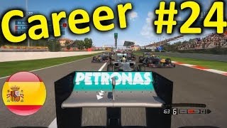 F1 2013 Spain 100 Career Mode Part 24 Catalunya [upl. by Onaicilef]