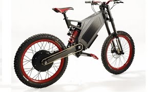 Stealth Bomber Electric Bike and Adaptto  120kmh [upl. by Gautea]