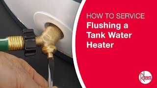 How to Flush a Tank Water Heater [upl. by Felder]