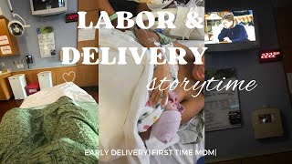 My Labor And Delivery Experience  Induced at 36 weeks  Becoming a Mom 19 [upl. by Zel]