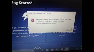 Error Fixed obs64exe – Entry Point Not Found  The procedure entry point IsWow64Process2 [upl. by Usanis]