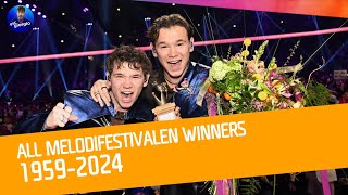 🇸🇪 Melodifestivalen 2024 All Winners  Alla Vinnare 19592024 [upl. by Leigha]