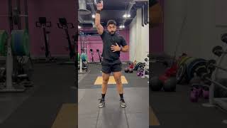 UNILATERAL kettlebell kettlebellworkout training bodybuilding lifting gym gymworkout fit [upl. by Euhc]