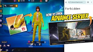 how to open advance server 🫣 OB47 UPDATE 🎉 free fire  FF advance server  new event free fire [upl. by Galitea]