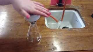 Filtration using a buchner funnel [upl. by Eimaraj]